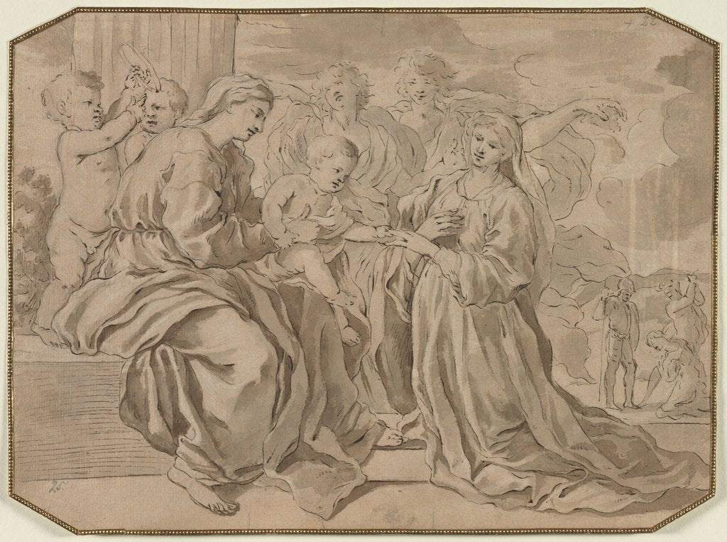 Detail of Mystic Marriage of St. Catherine by Unknown