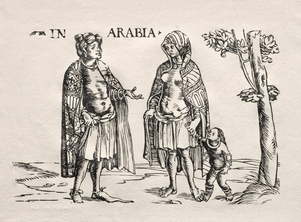 Detail of Natives of Arabia and the Indies by Hans Burgkmair