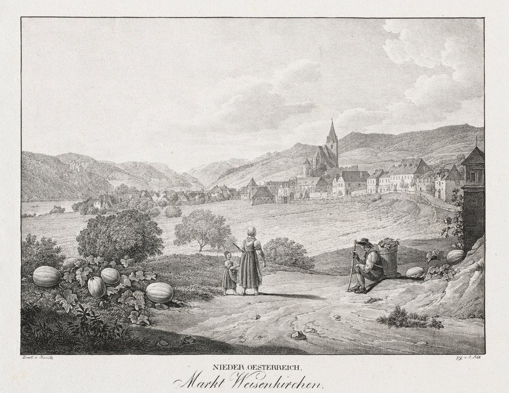 Detail of Nieder-oesterreich, Markt Weisenkirchen by Jakob Alt