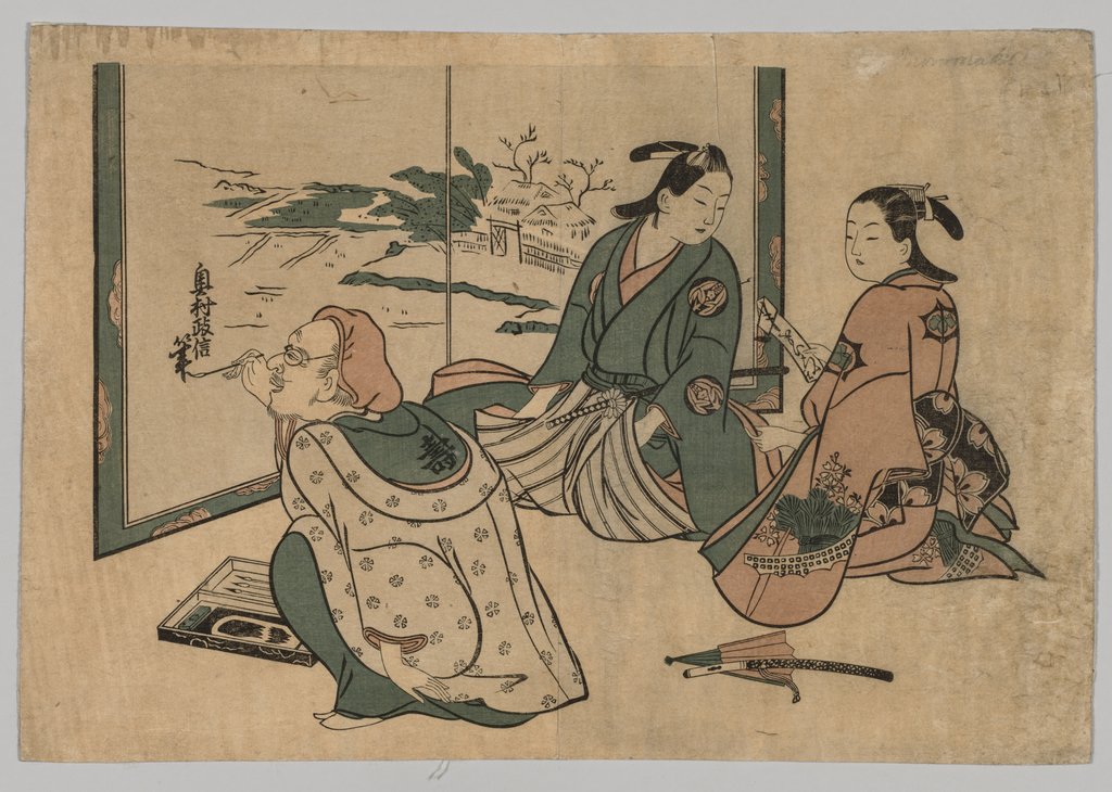 Detail of No Title, 1742-1755 by Okumura Masanobu