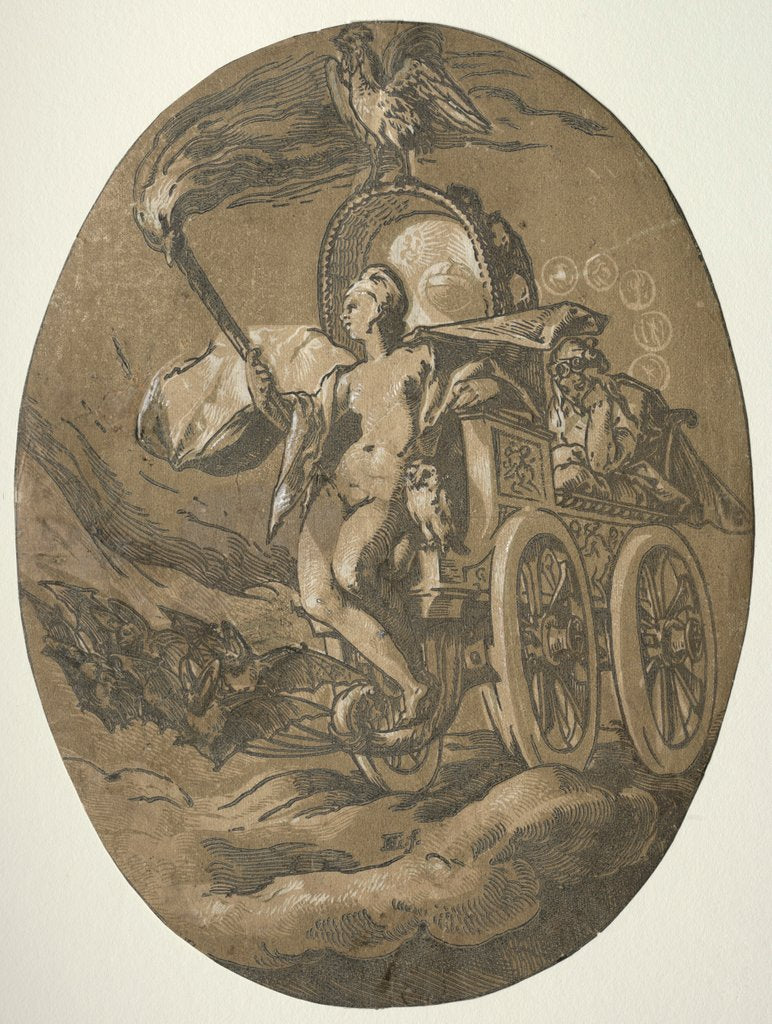 Detail of Nox by Hendrick Goltzius