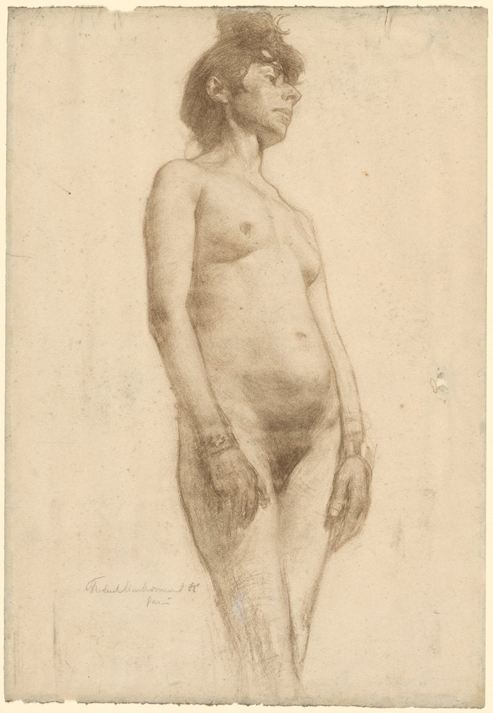 Detail of Nude Woman Standing, 1885 by Frederick William MacMonnies