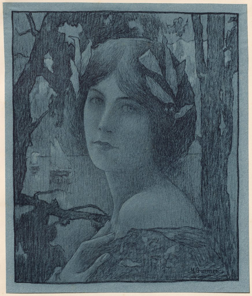 Detail of Nuit Douce, 1899 by Henri-Jules Guinier
