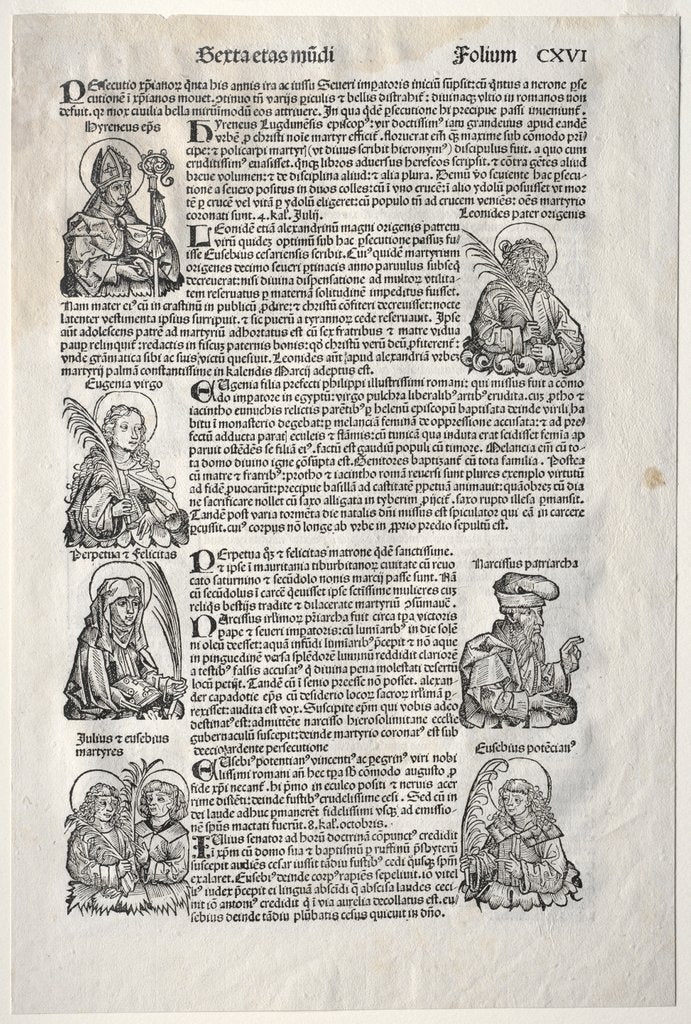 Detail of Nuremberg Chronicle, 1493 by Michael Wolgemut