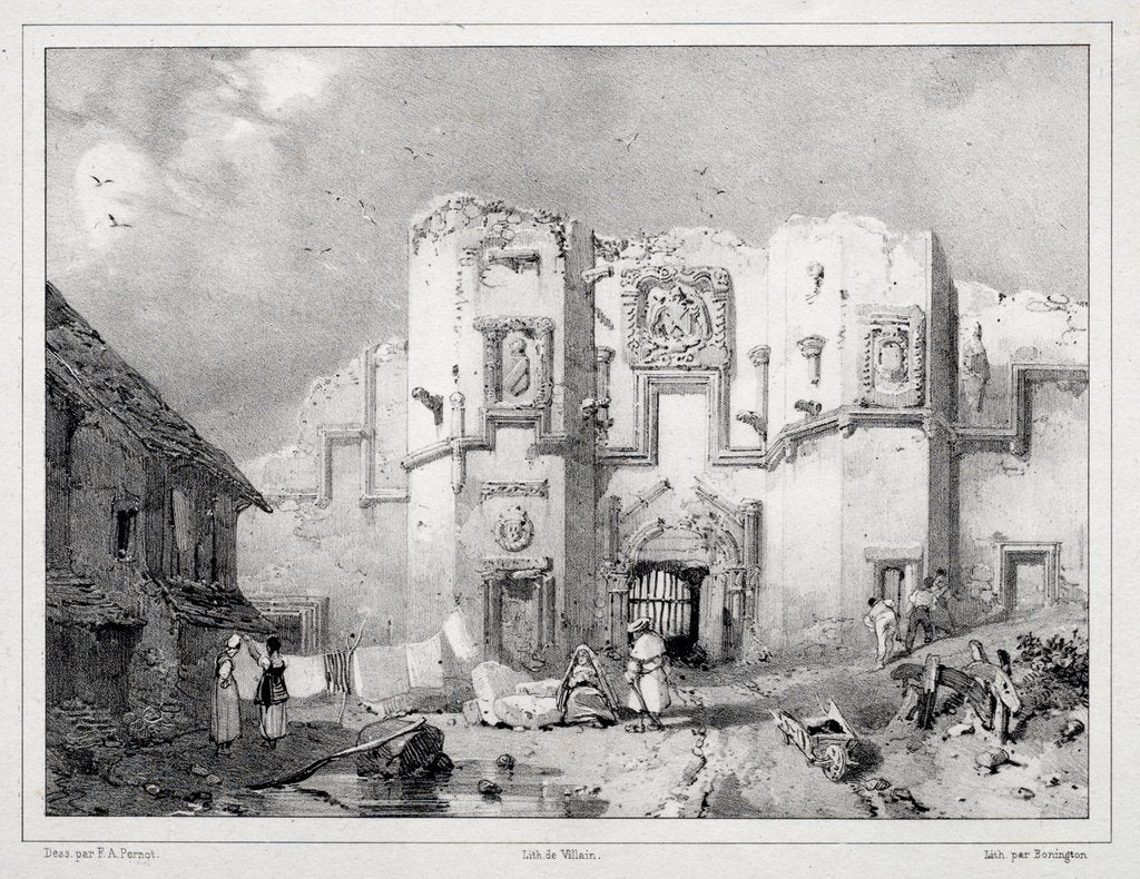 Detail of Old Gateway at Stirling, 1826 by Richard Parkes Bonington