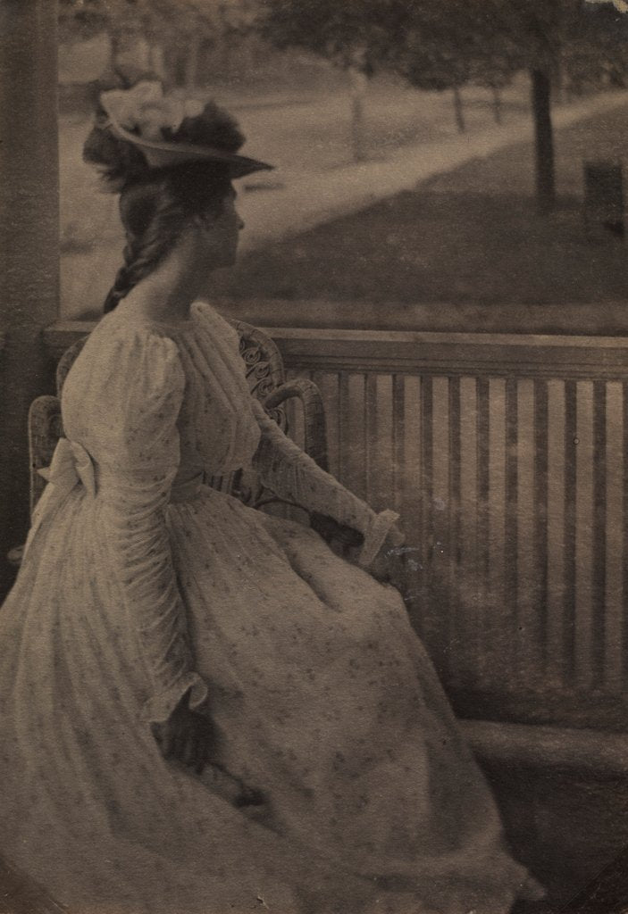 Detail of On the Porch, c. 1897 by Clarence H. White