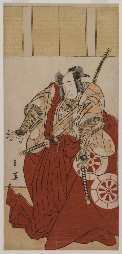 Detail of Onoe Matsusuke as Usui Sadamitsu, 1781 by Katsukawa Shunzan