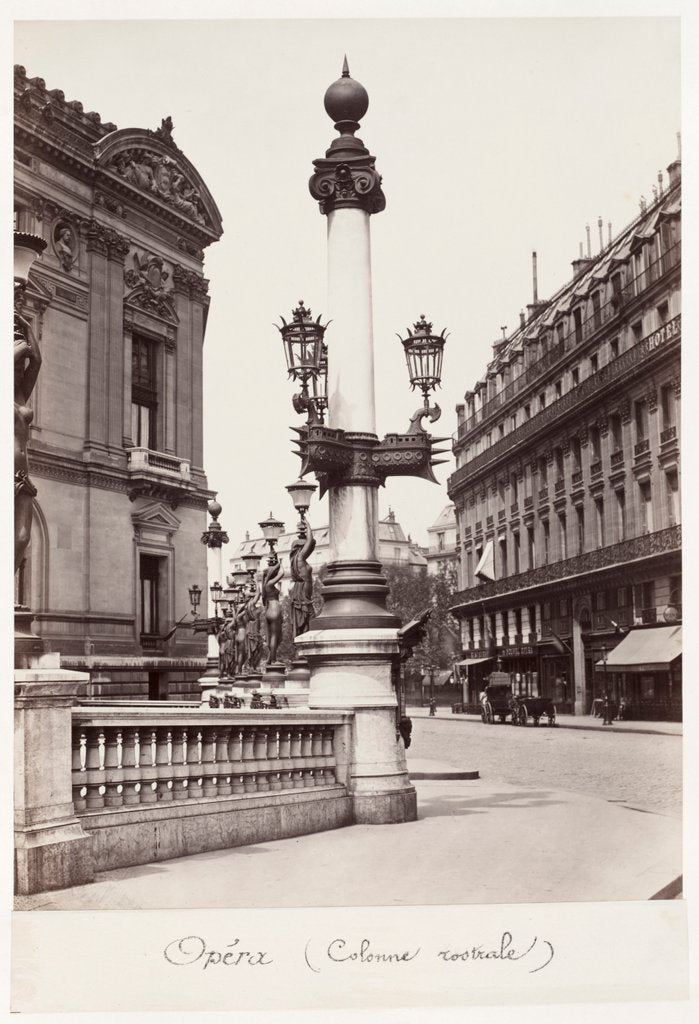 Detail of Opéra, c. 1875 by Charles Marville