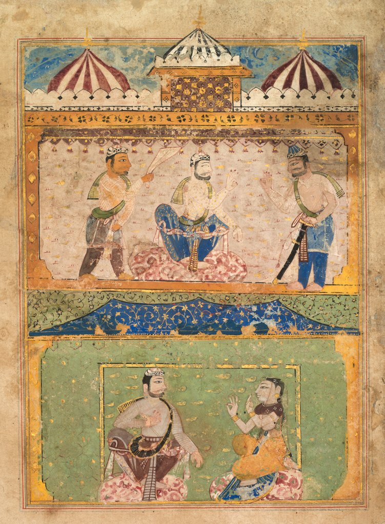 Detail of Page from the 'Prince of Wales Museum Chandayana', c. 1525-40 by Unknown