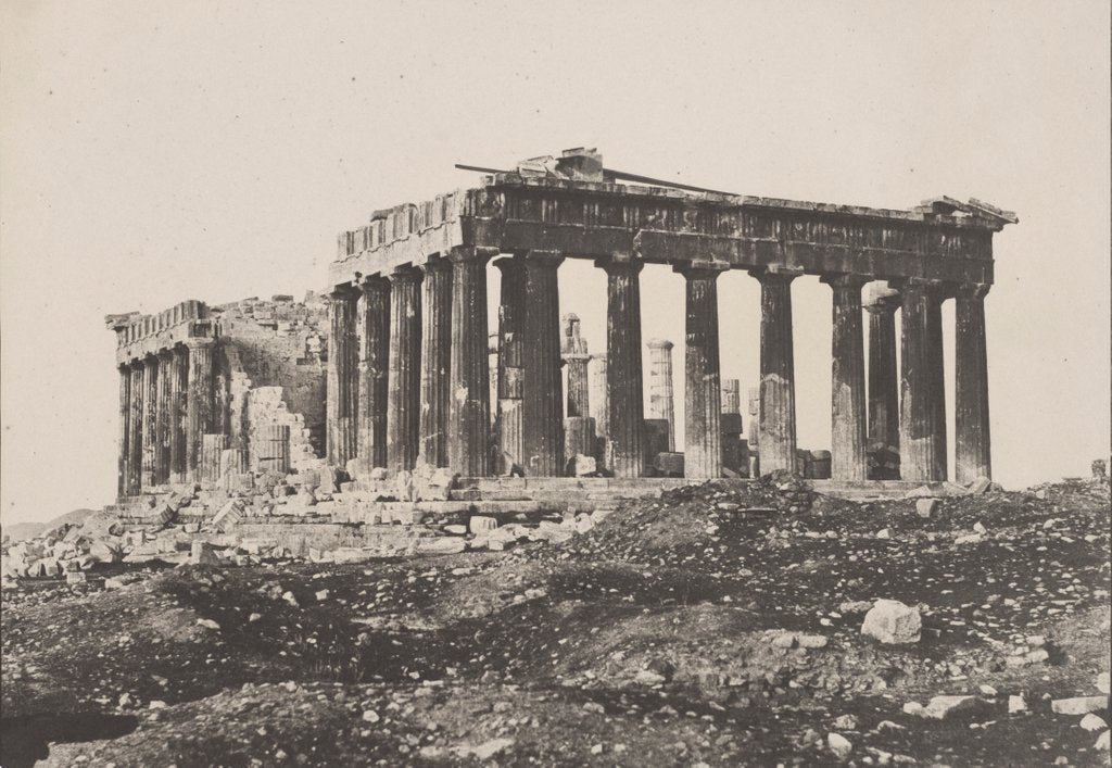 Detail of Parthenon, 1852 by Eugène Piot
