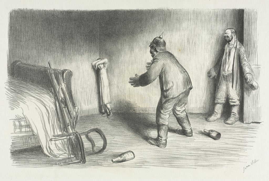 Detail of Perdue, 1914 by Jean Veber
