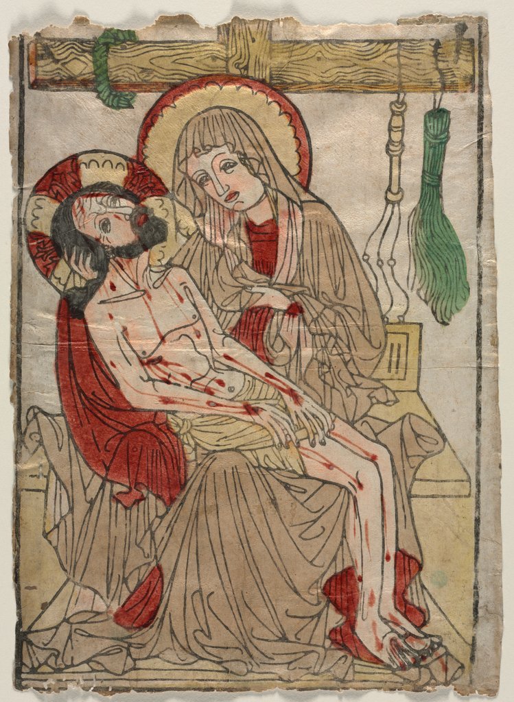 Detail of Pietà, c. 1460 by Unknown
