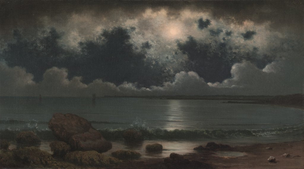 Detail of Point Judith, Rhode Island, 1867-1868 by Martin Johnson Heade