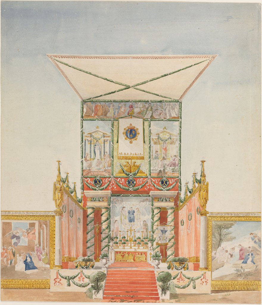 Detail of Portable Field Altar for Charles X, 1824-1830 by Alexandre Denis Abel de Pujol
