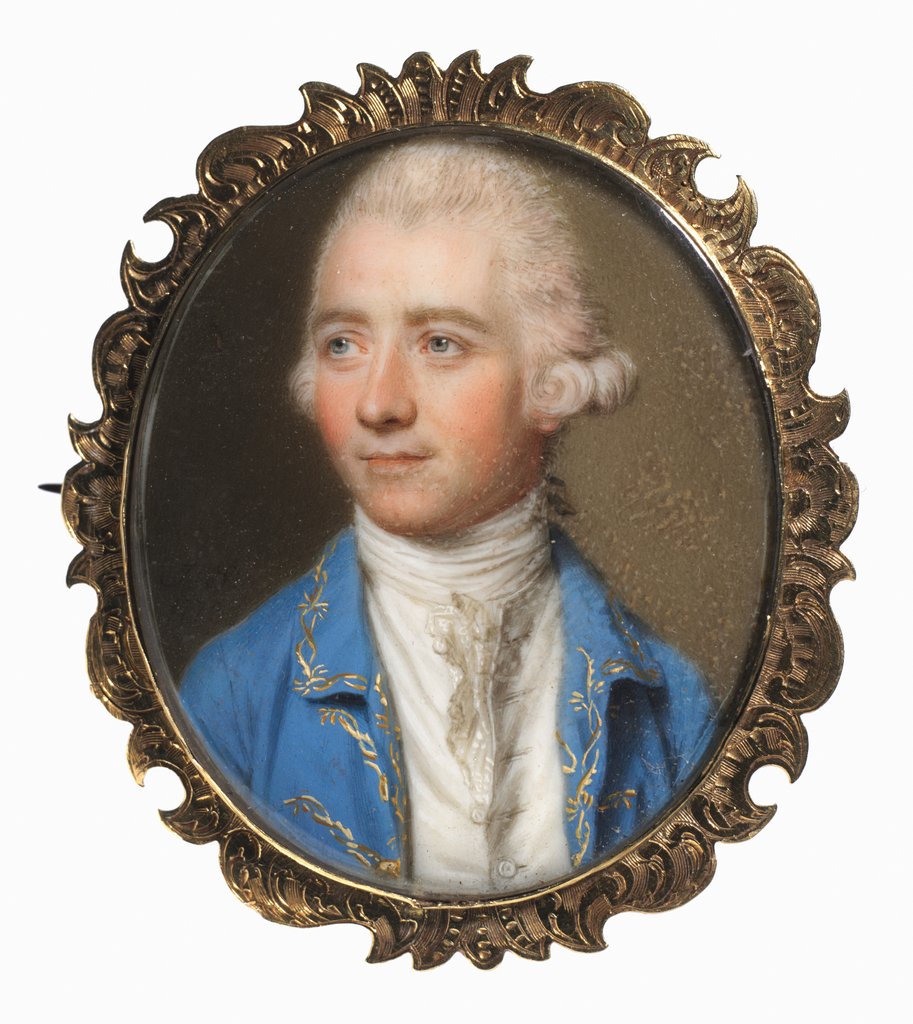Detail of Portrait of a Man, Possibly Sir Soulden Lawrence, 1770 by John I Smart