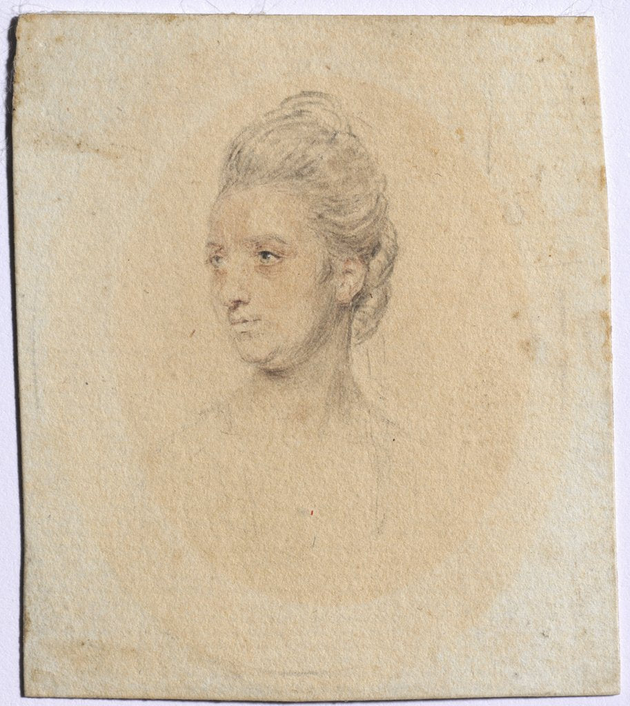 Detail of Portrait of a Woman, c. 1772 by John I Smart