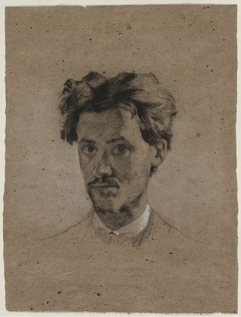 Detail of Portrait of a Young Man, c. 1865-1875 by Unknown