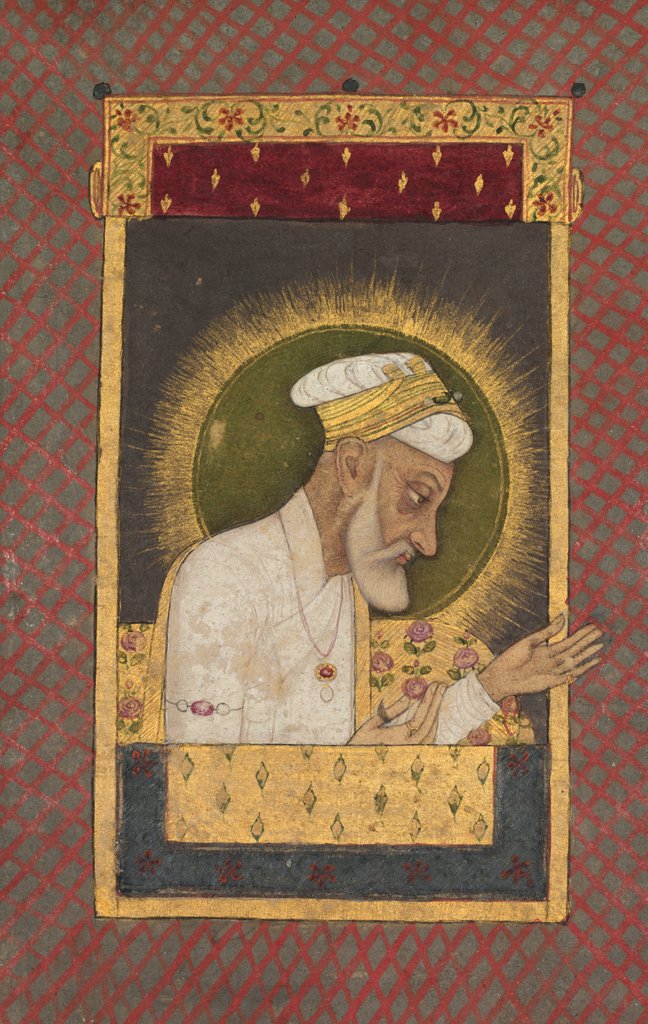 Detail of Portrait of Alamgir, c. 1700 by Unknown