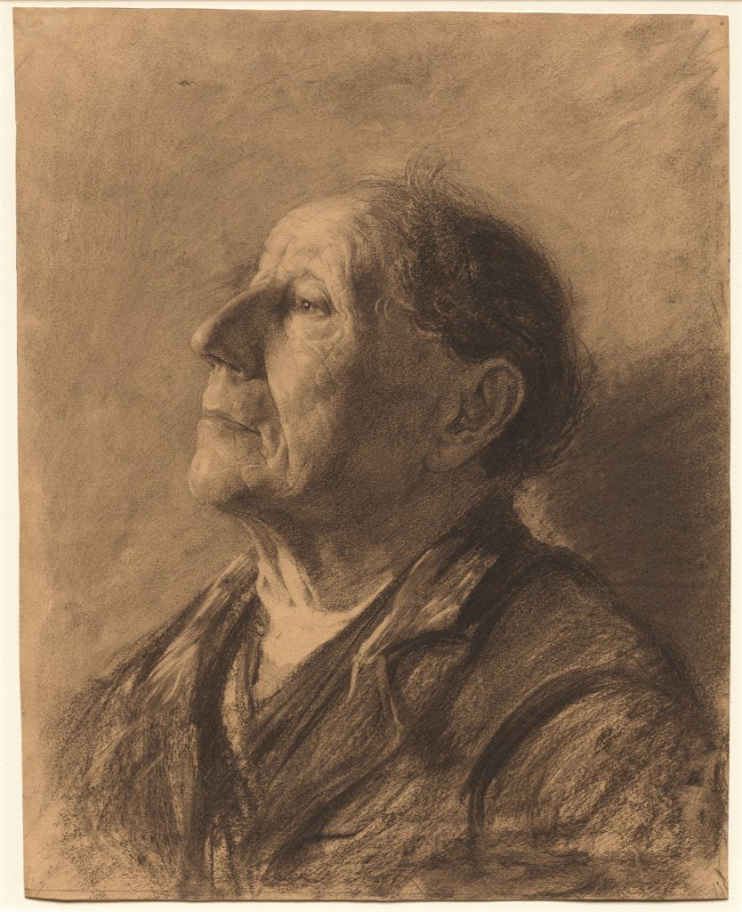 Detail of Portrait of an Old Man, c. 1884 by John Kavanagh