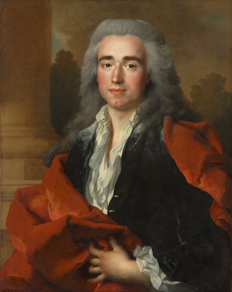 Detail of Portrait of Anne Louis Goislard de Montsabert, Comte de Richbourg-le-Toureil, 1734 by Nicolas de Largillière