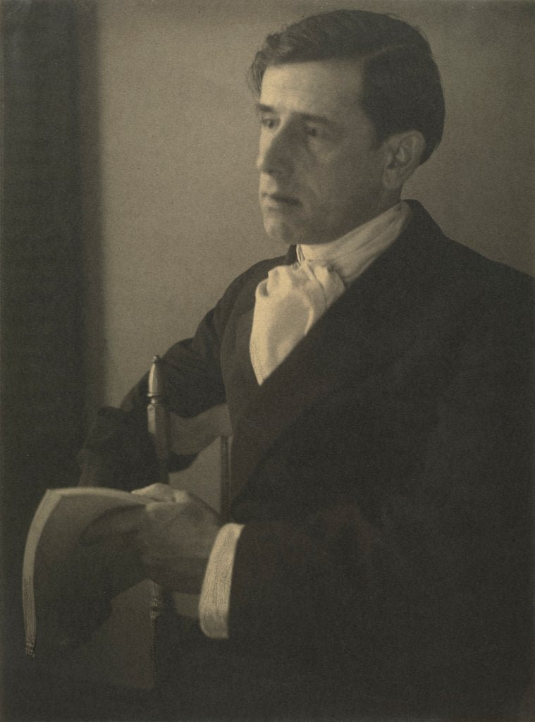 Detail of Portrait of Clarence H. White, c. 1898 by Ema Spencer