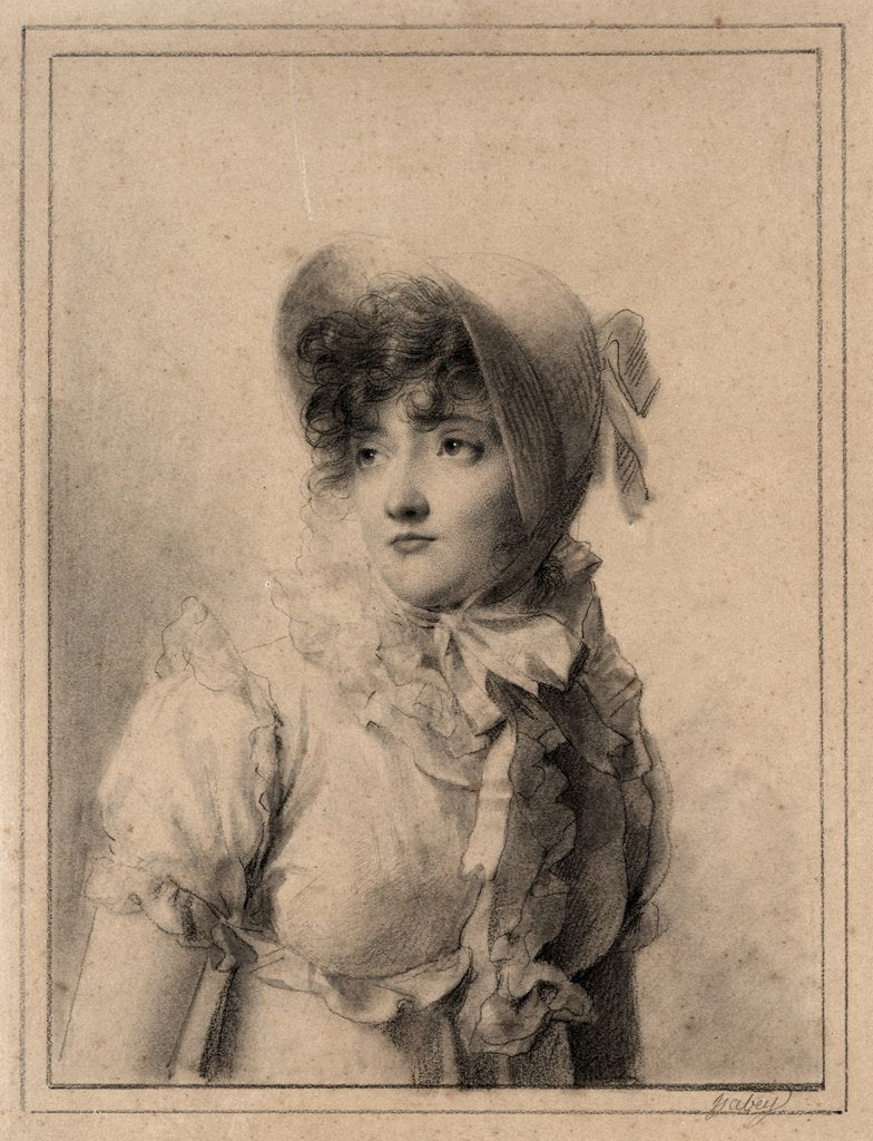 Detail of Portrait of Comtesse Starjinska, 1800s by Eugène Isabey