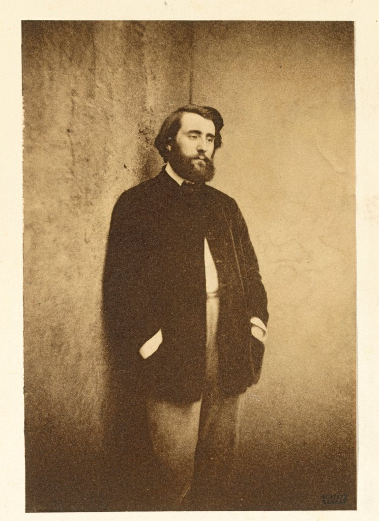 Detail of Portrait of Edmond Cottinet, c. 1848-50 by Gustave Le Gray