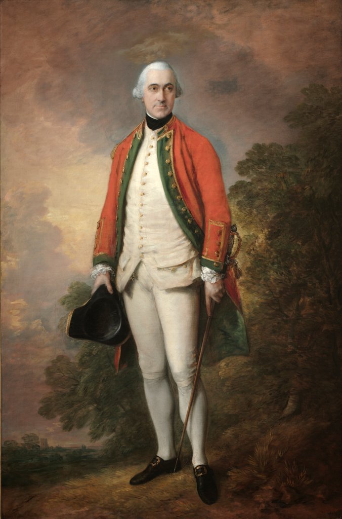 Detail of Portrait of George Pitt, First Lord Rivers, c. 1768-1769 by Thomas Gainsborough