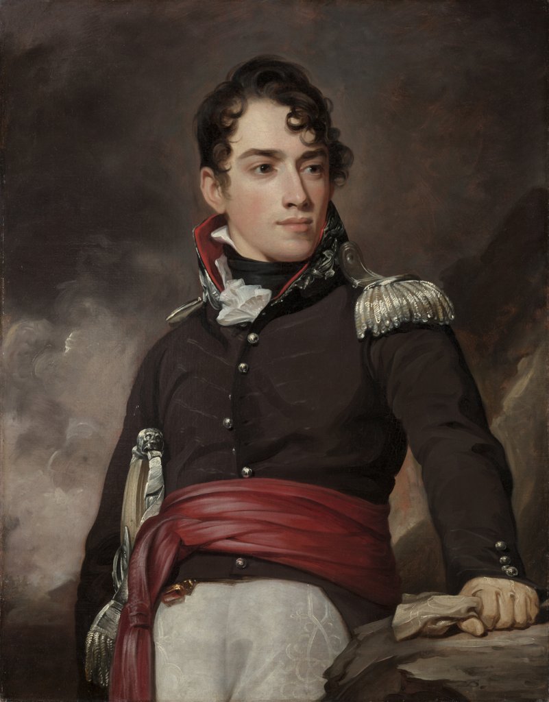 Detail of Portrait of Jean Terford David, 1813 by Thomas Sully