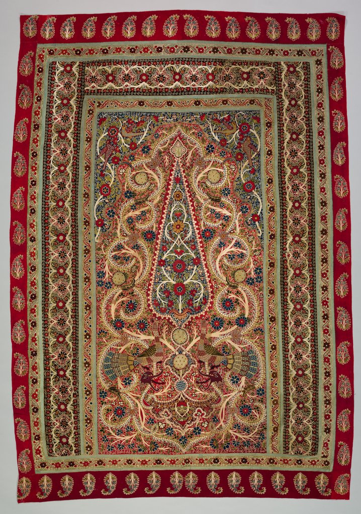 Detail of Prayer Rug, 1800s by Unknown