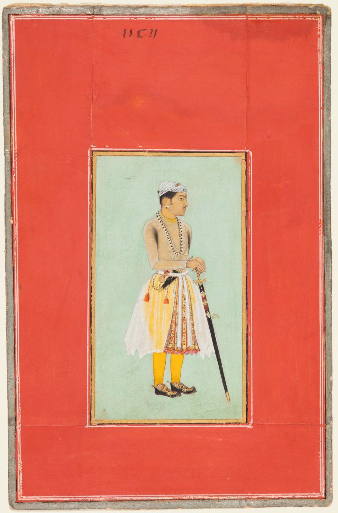 Detail of Prince Suraj Singh Rathor of Bikaner, 1611-13 by Unknown