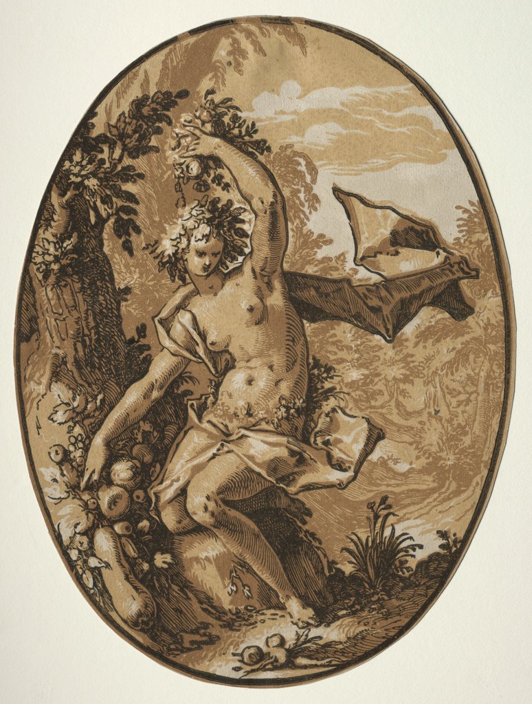 Detail of Proserpine by Hendrick Goltzius