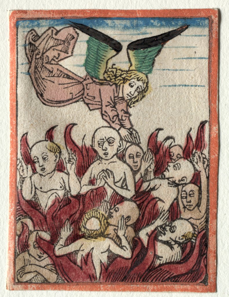 Detail of Purgatory, 1400s by Unknown