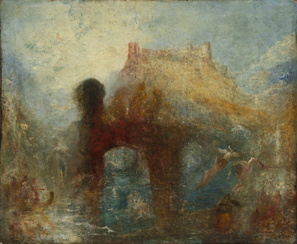 Detail of Queen Mab's Cave, after 1846 by Joseph Mallord William Turner (imitator of)