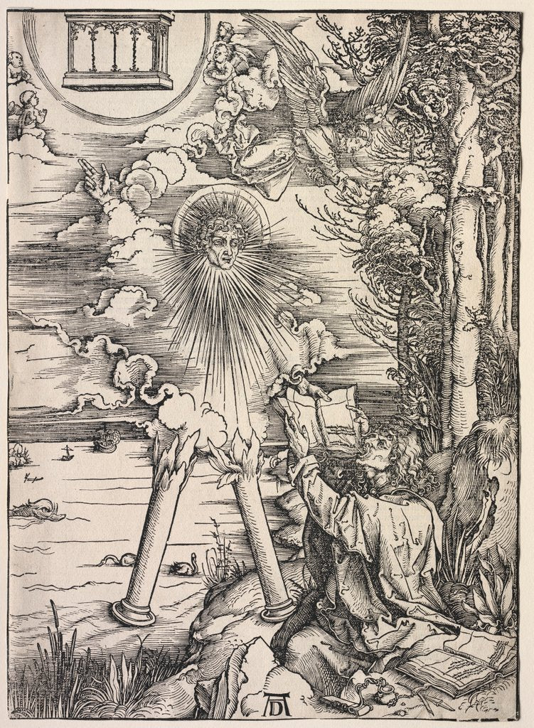 Detail of Revelation of St. John: St. John Devouring the Books, 1511 by Albrecht Dürer