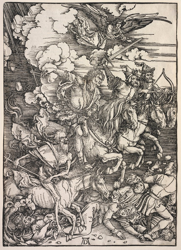 Detail of Revelation of St. John: The Four Horsemen, 1511 by Albrecht Dürer