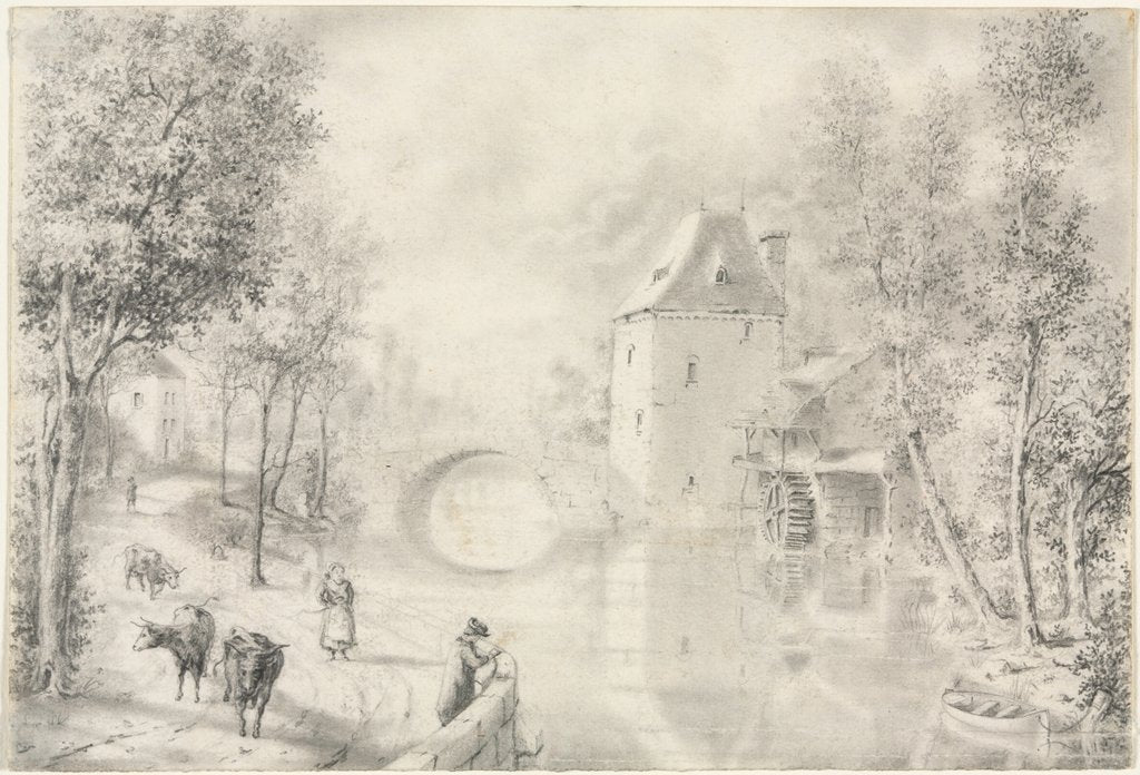 Detail of Road by the Old Bridge, 1800s by Unknown