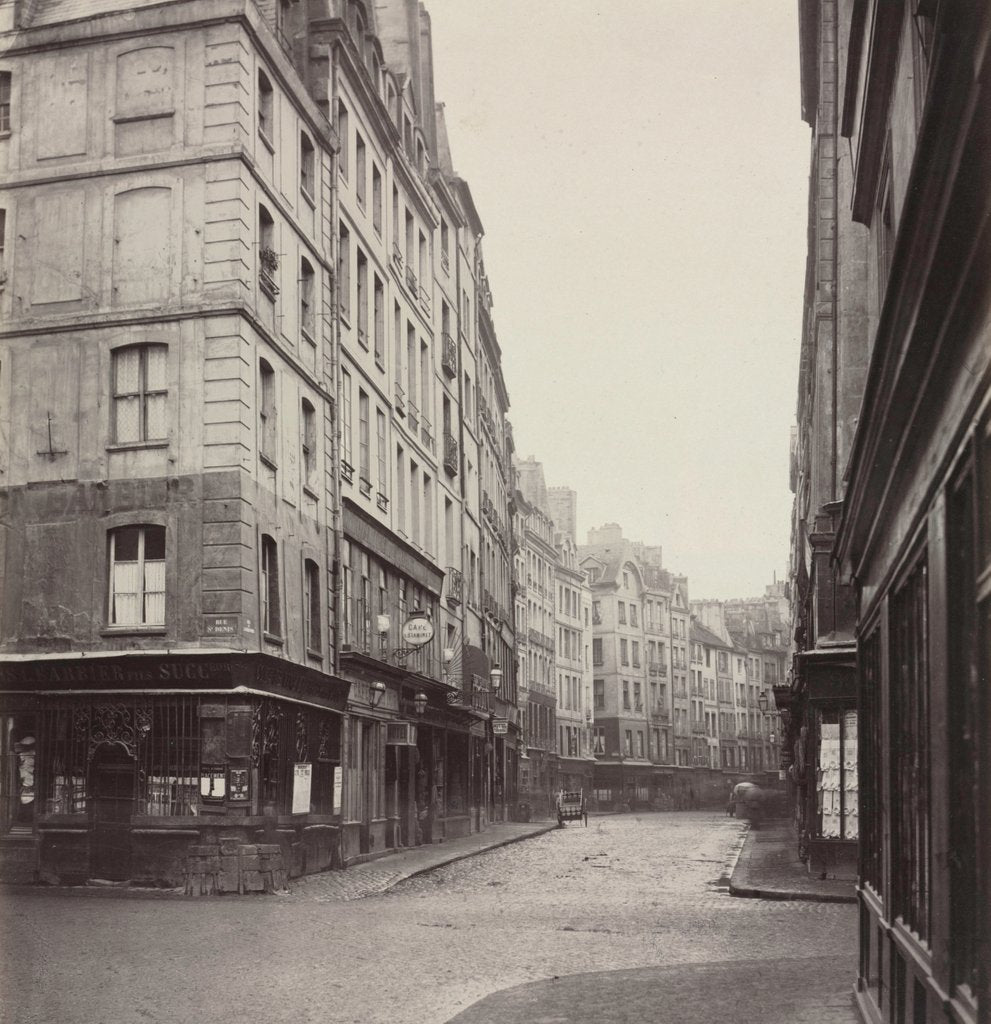Detail of Rue de la Ferronnerie, c. 1865 by Charles Marville