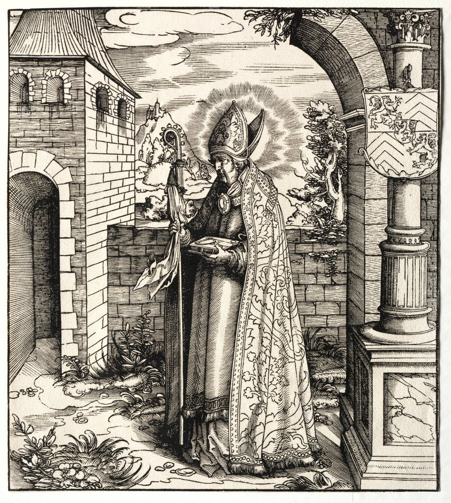 Detail of Saints Connected with the House of Hapsburg: A General Account of the Ancestry… by Leonhard Beck