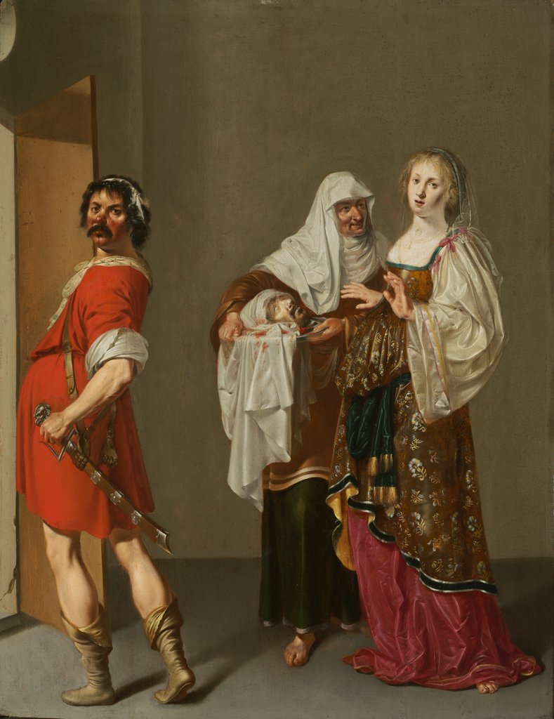 Detail of Salome with the Head of Saint John the Baptist, mid-1600s by Jacob Duck