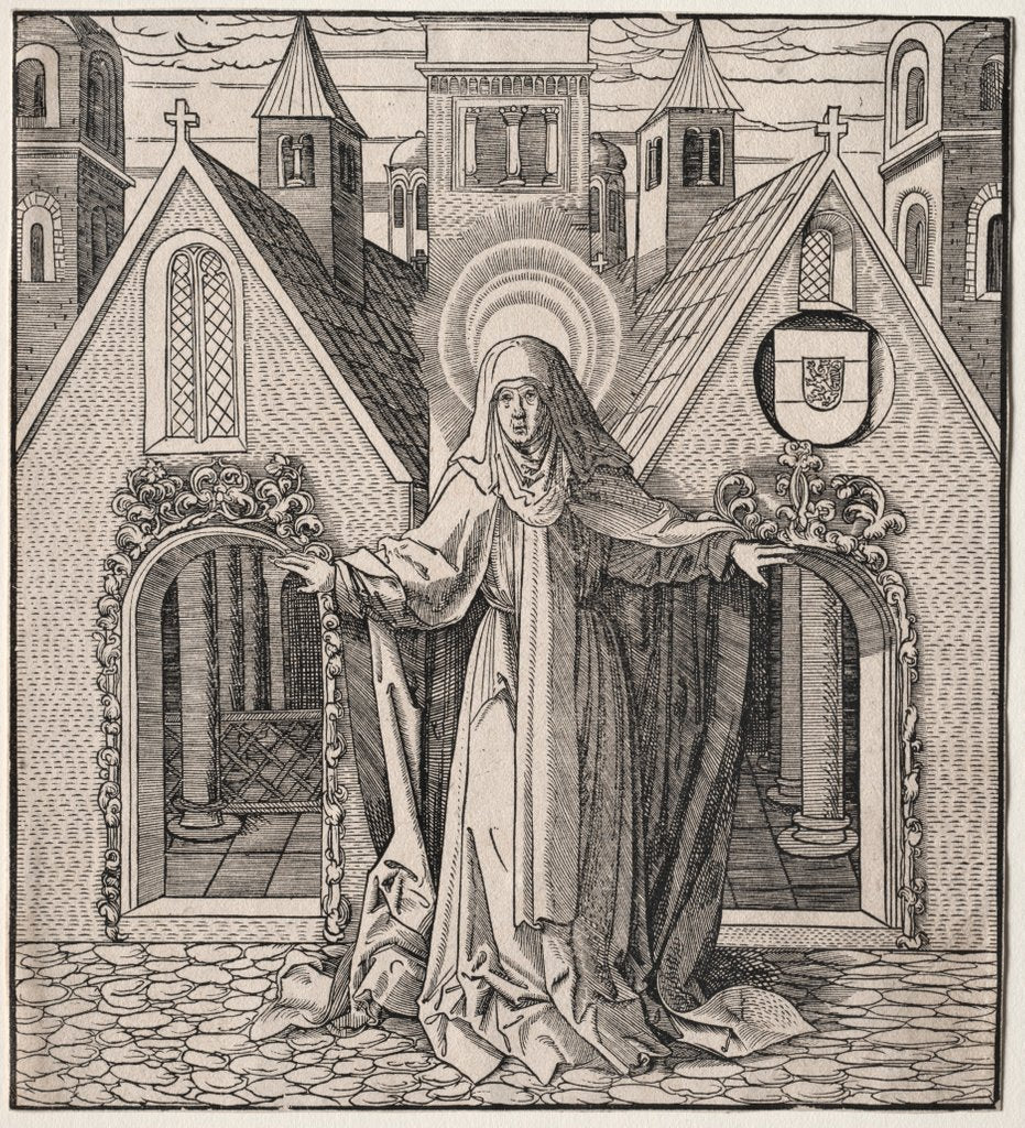 Detail of Sancta Rega, 1512-1516 by Leonhard Beck