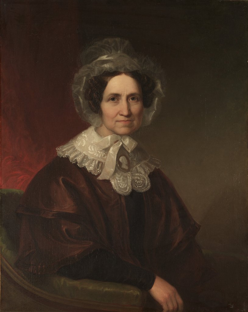 Detail of Sarah Eliot Scoville, 1830s by Asher Brown Durand