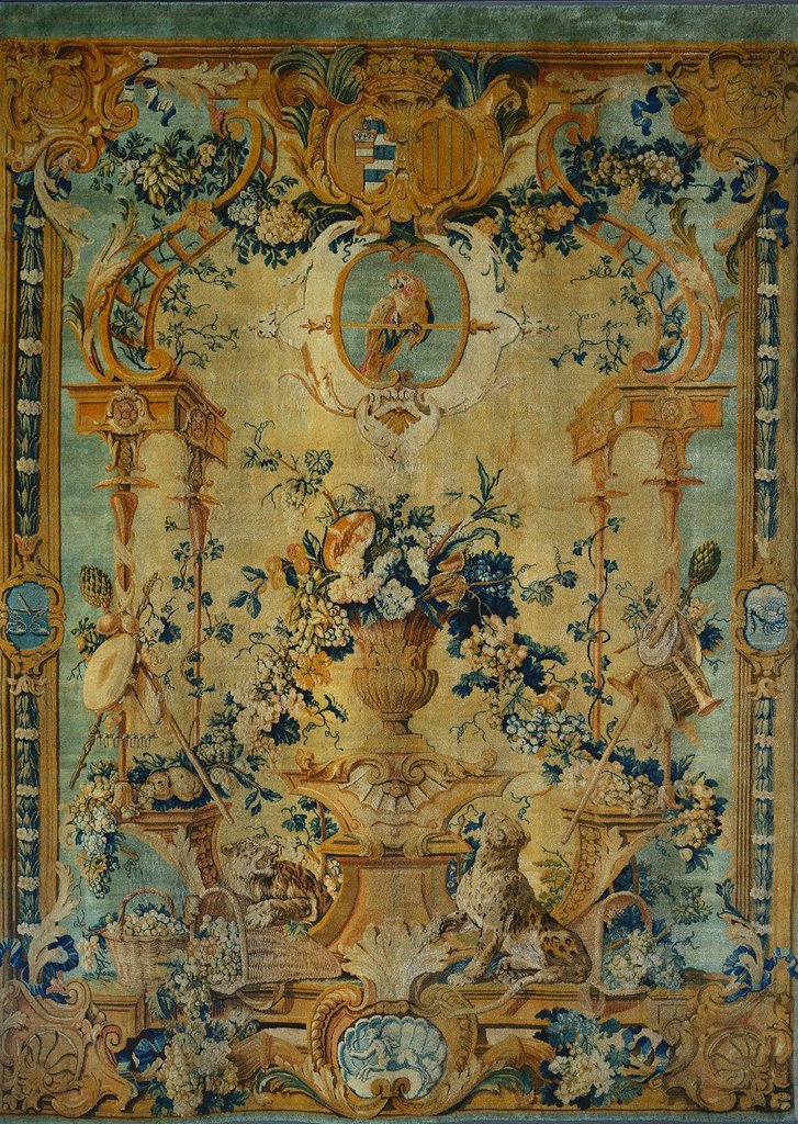 Detail of Savonnerie Panel: Autumn, c. 1717 by Royal Savonnerie Manufactory
