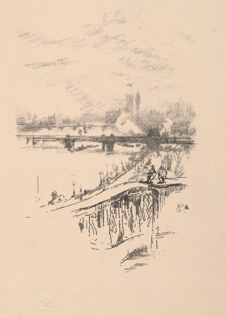 Detail of Savoy Pigeons by James McNeill Whistler