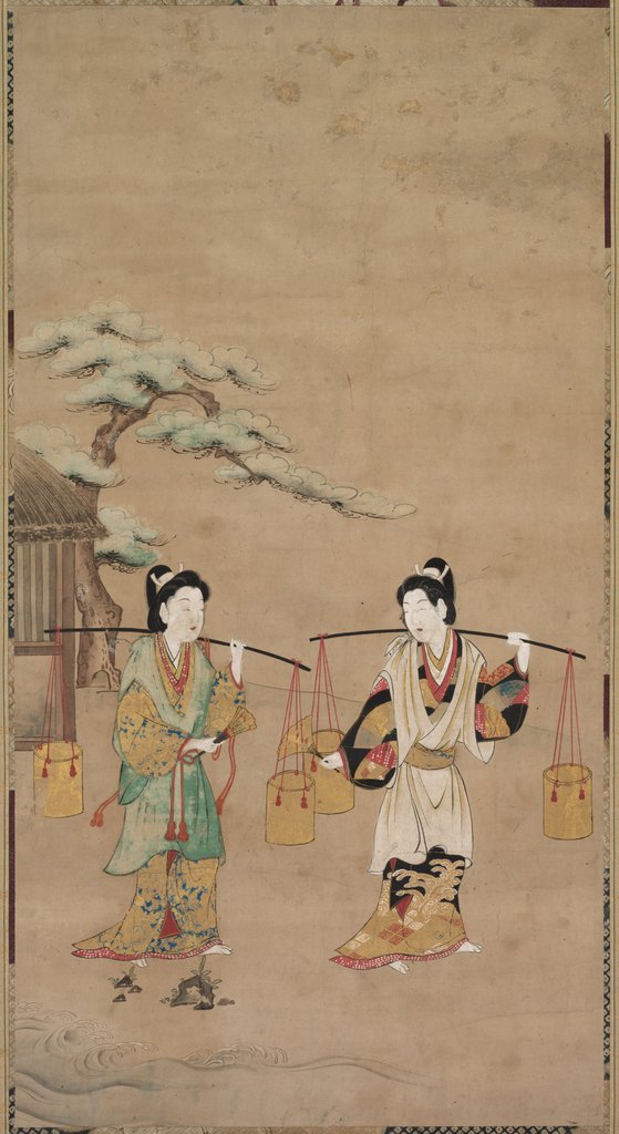 Detail of Scene from a Noh Play, early 18th century by Unknown