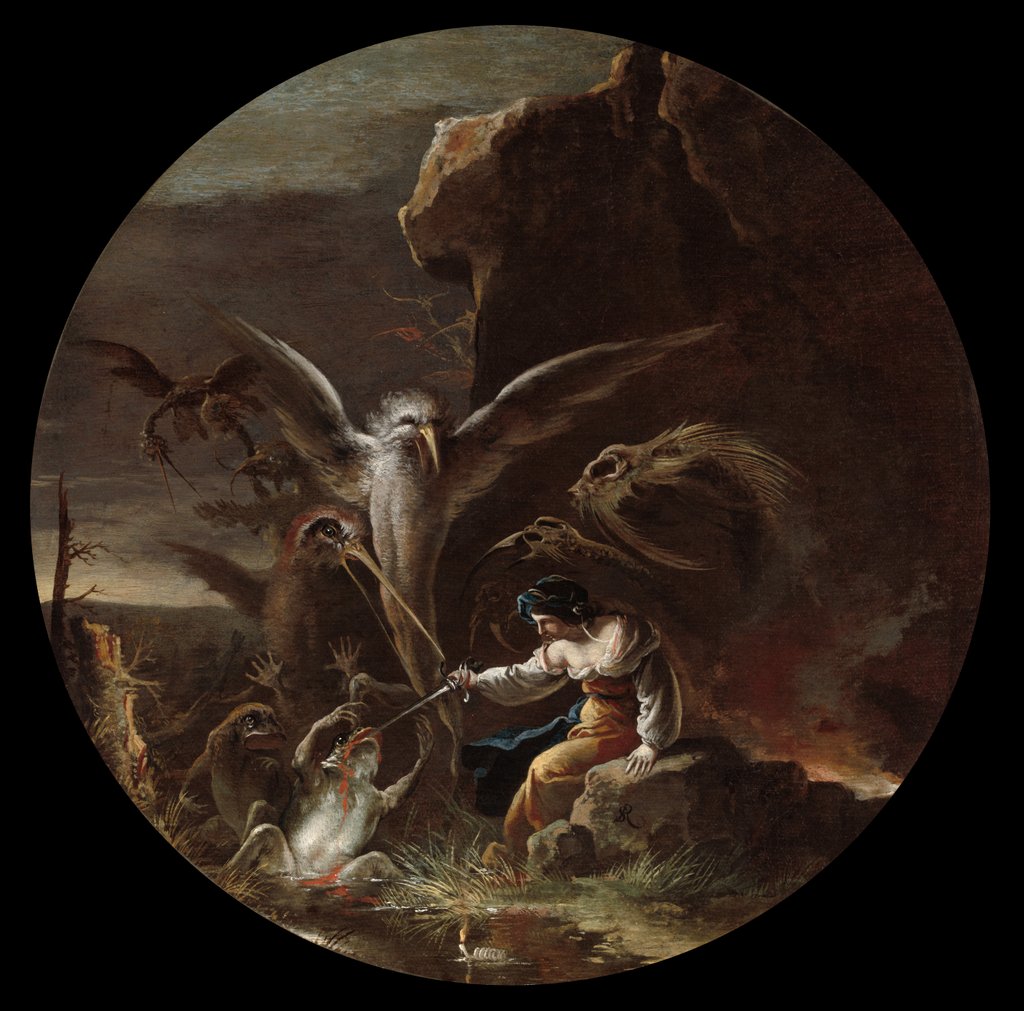 Detail of Scenes of Witchcraft: Morning, c. 1645-1649 by Salvator Rosa