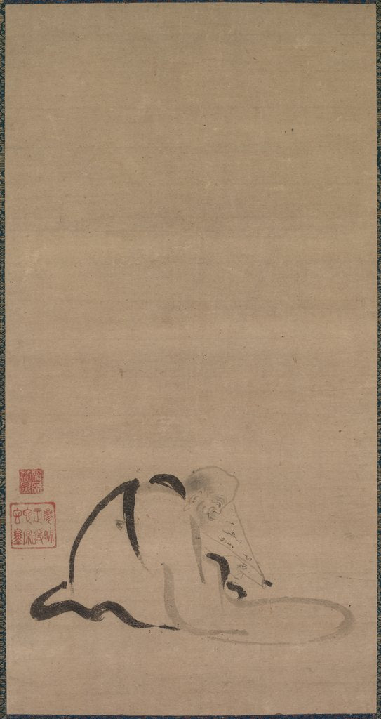 Detail of Seated Priest, late 16th-first half of 17th century by Unknown