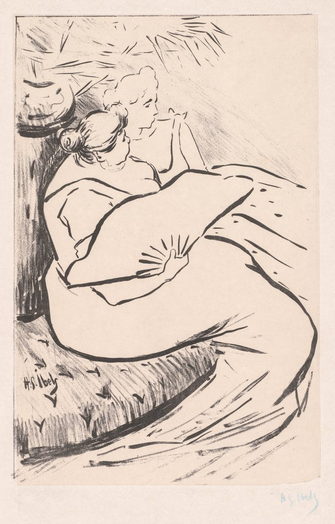 Detail of Seated Woman, ca. 1895-1900 by Henri Gabriel Ibels
