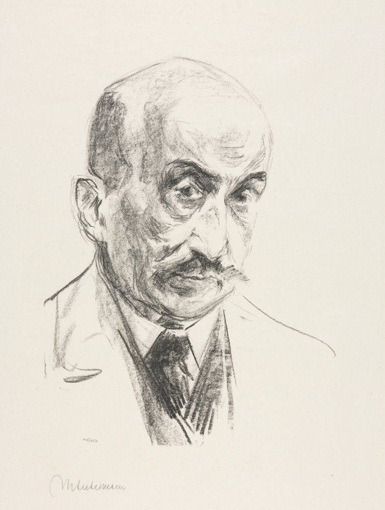 Detail of Self-Portrait, 1921 by Max Liebermann