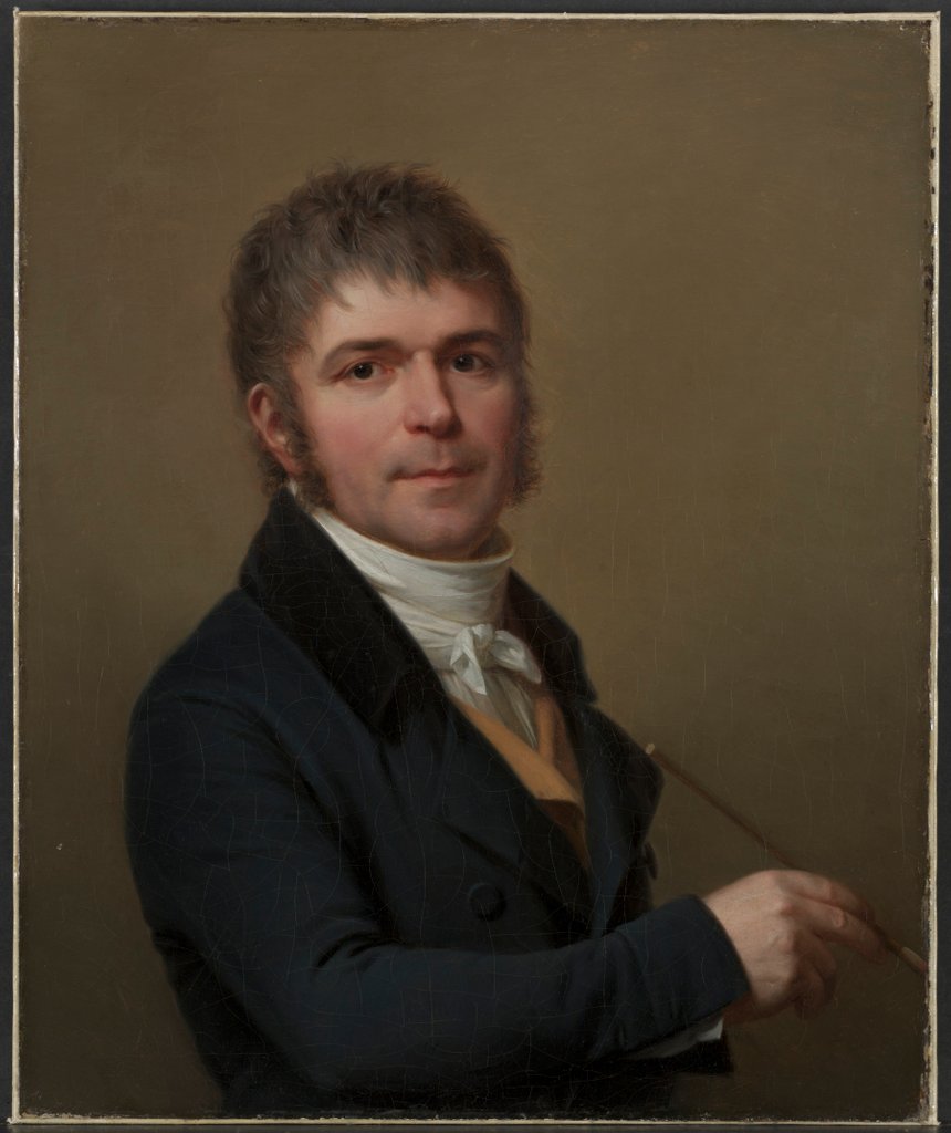 Detail of Self-Portrait, c. 1790s by Lié Louis Périn
